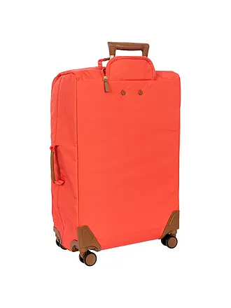 BRICS | Trolley morbido X-TRAVEL 71cm Bordeaux | orange